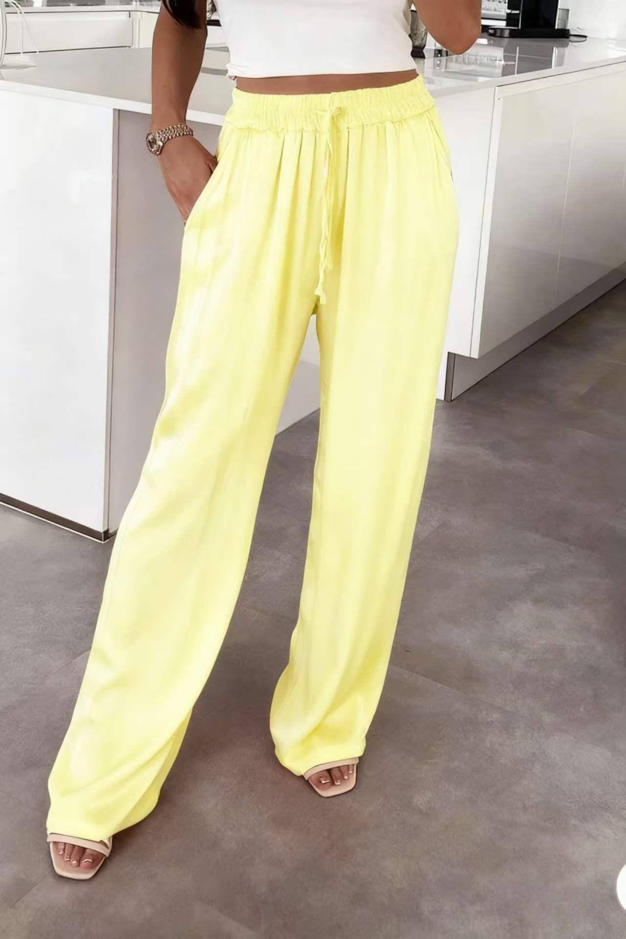 Grossista ESTEE - PANTALONE SATINATO ELEGANTE