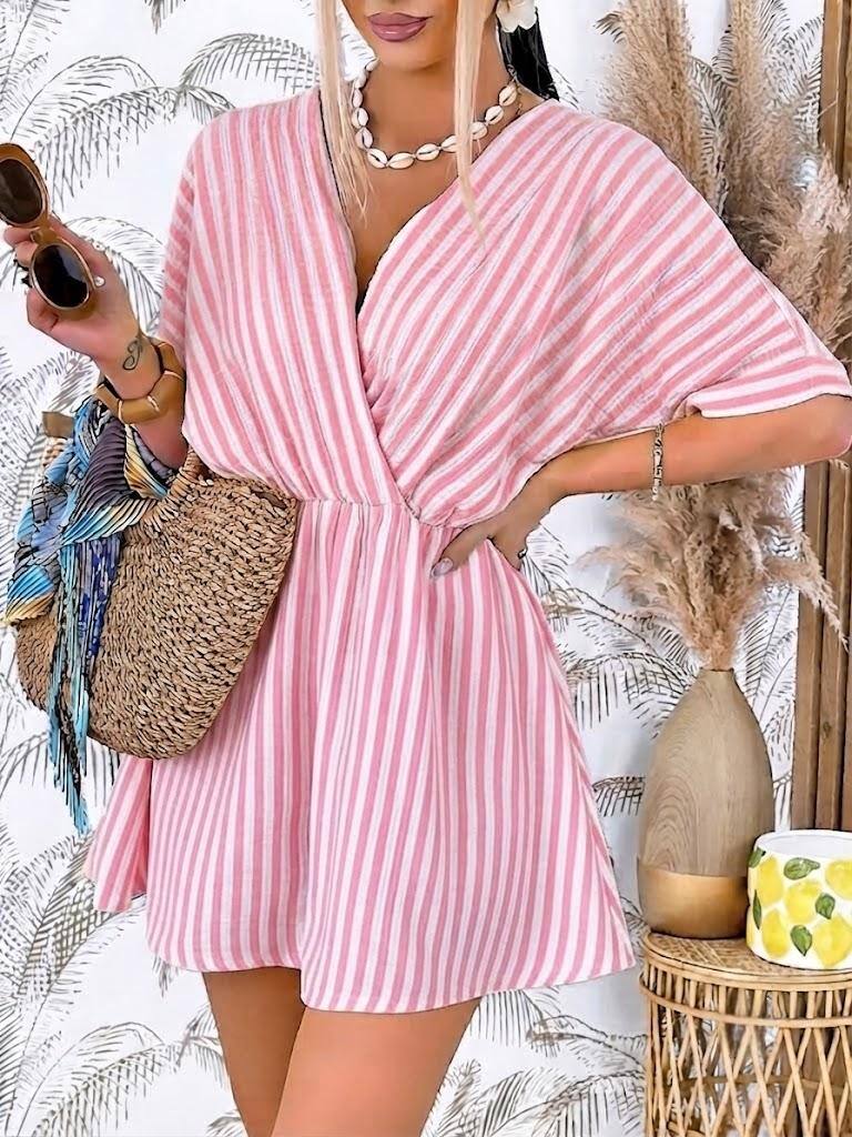 Wholesaler ESTEE - PANTABITO IN STRIPED COTTON GAUZE