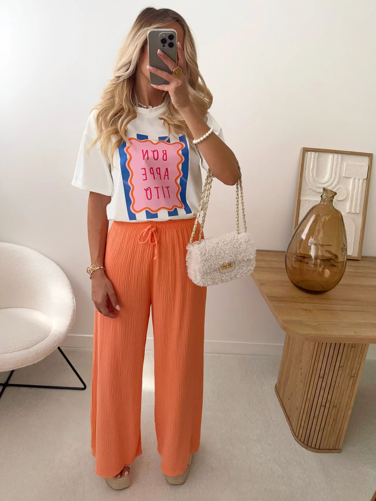 Grossiste ESTEE - T-SHIRT COTON , MOTIFBONAPPETITO