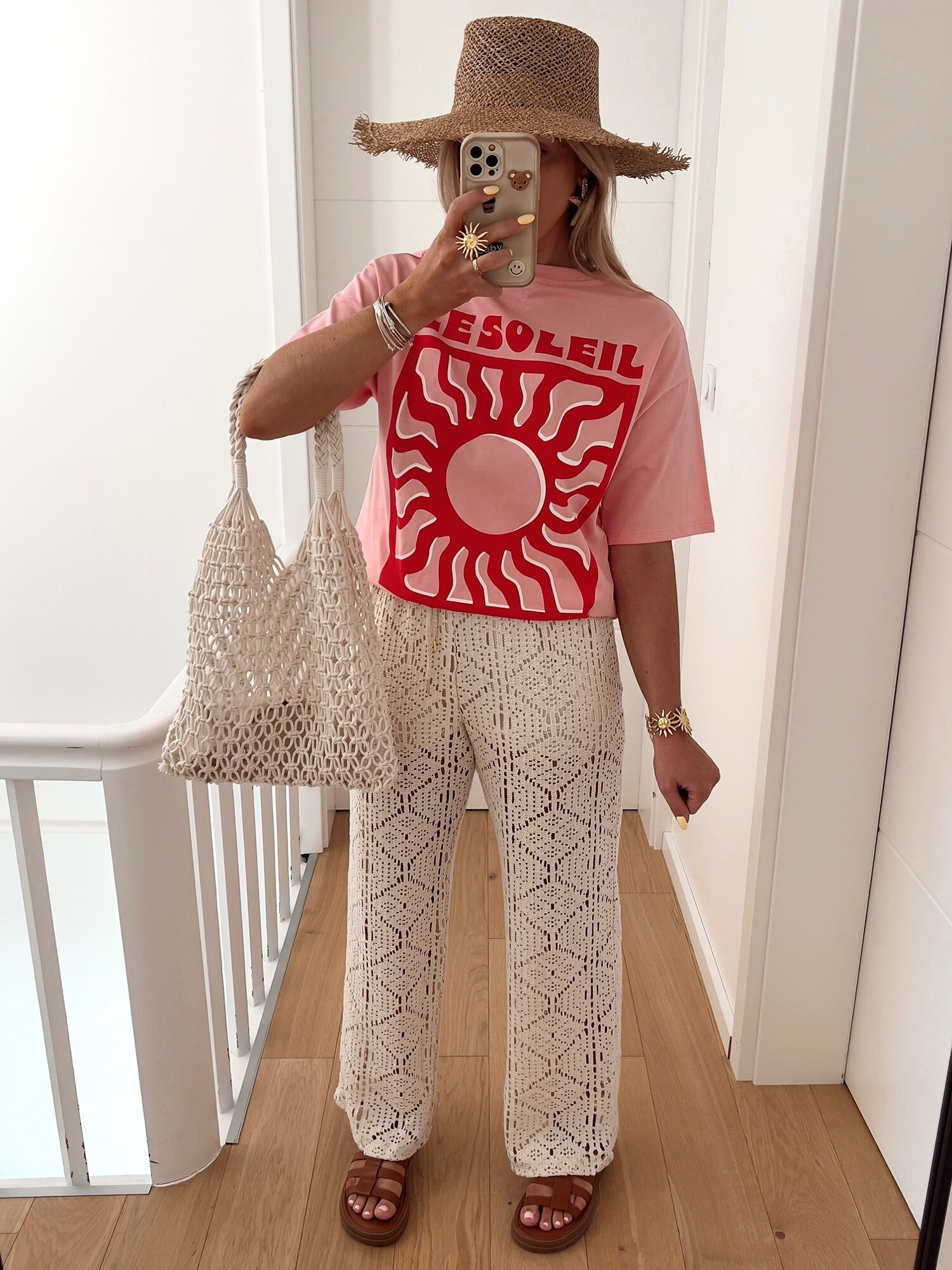 Mayorista ESTEE - CAMISETA DE ALGODÓN, IMPRIME EL SOL