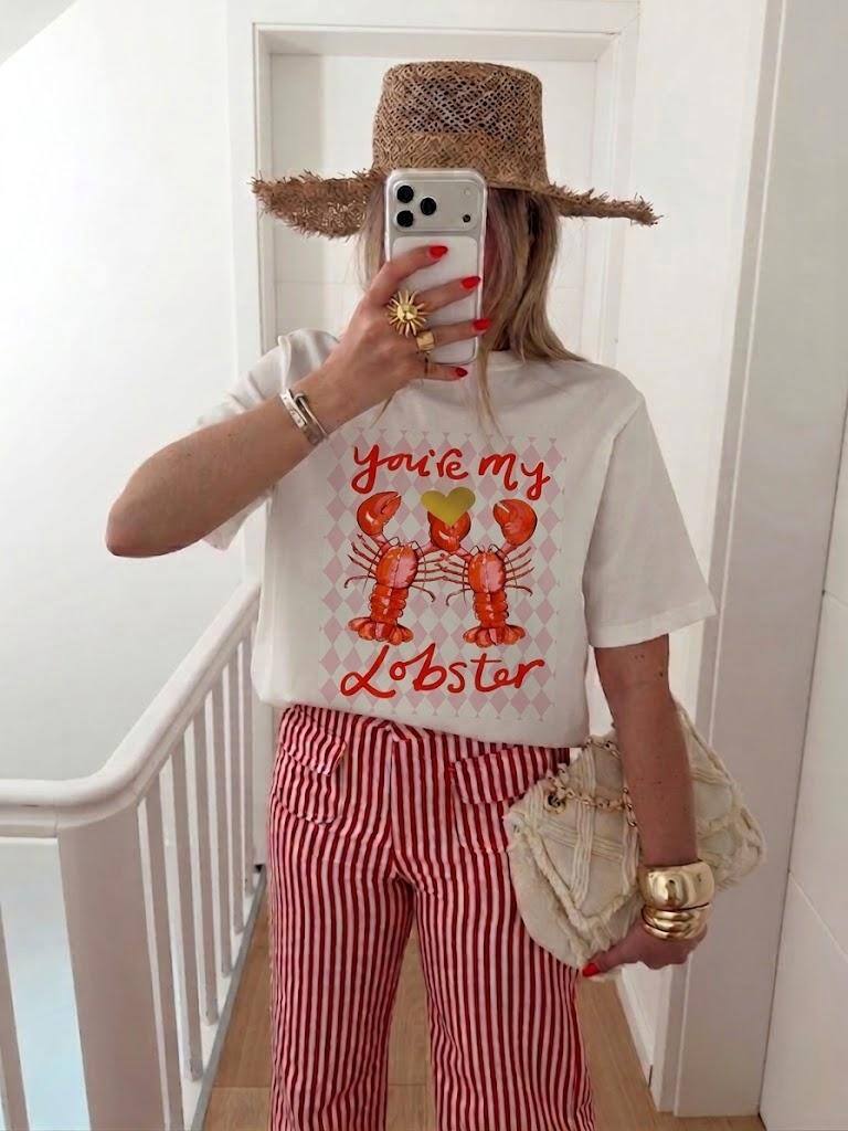 Wholesaler ESTEE - PRINTED COTTON T-SHIRT