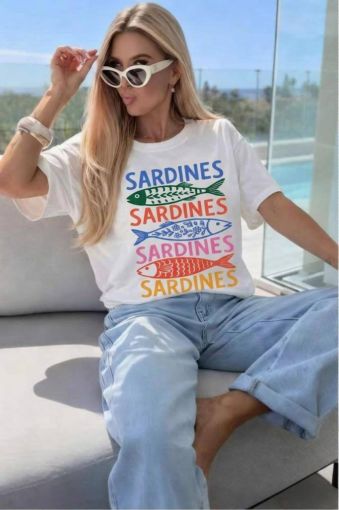 Wholesaler ESTEE - OVERSIZED COTTON T-SHIRT WITH COLORFUL PRINT