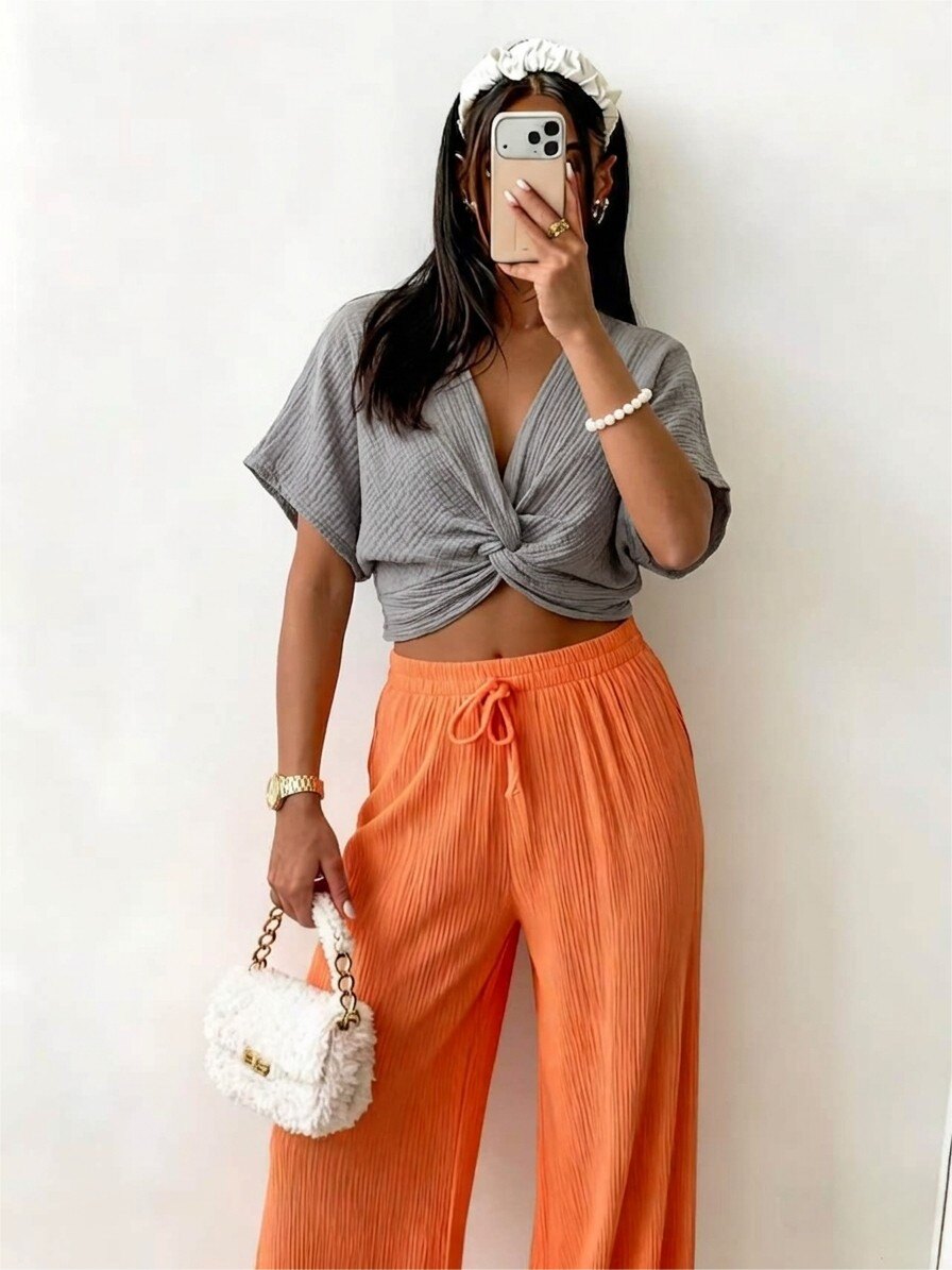 Wholesaler ESTEE - COTTON GAUZE TOP