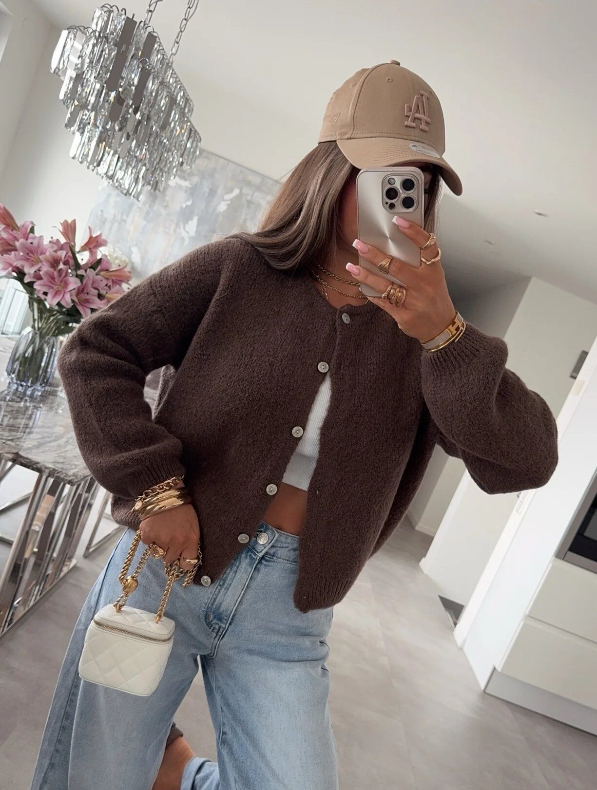 Wholesaler ESTEE - MINI ALPACA BUTTON-UP KNIT JACKET