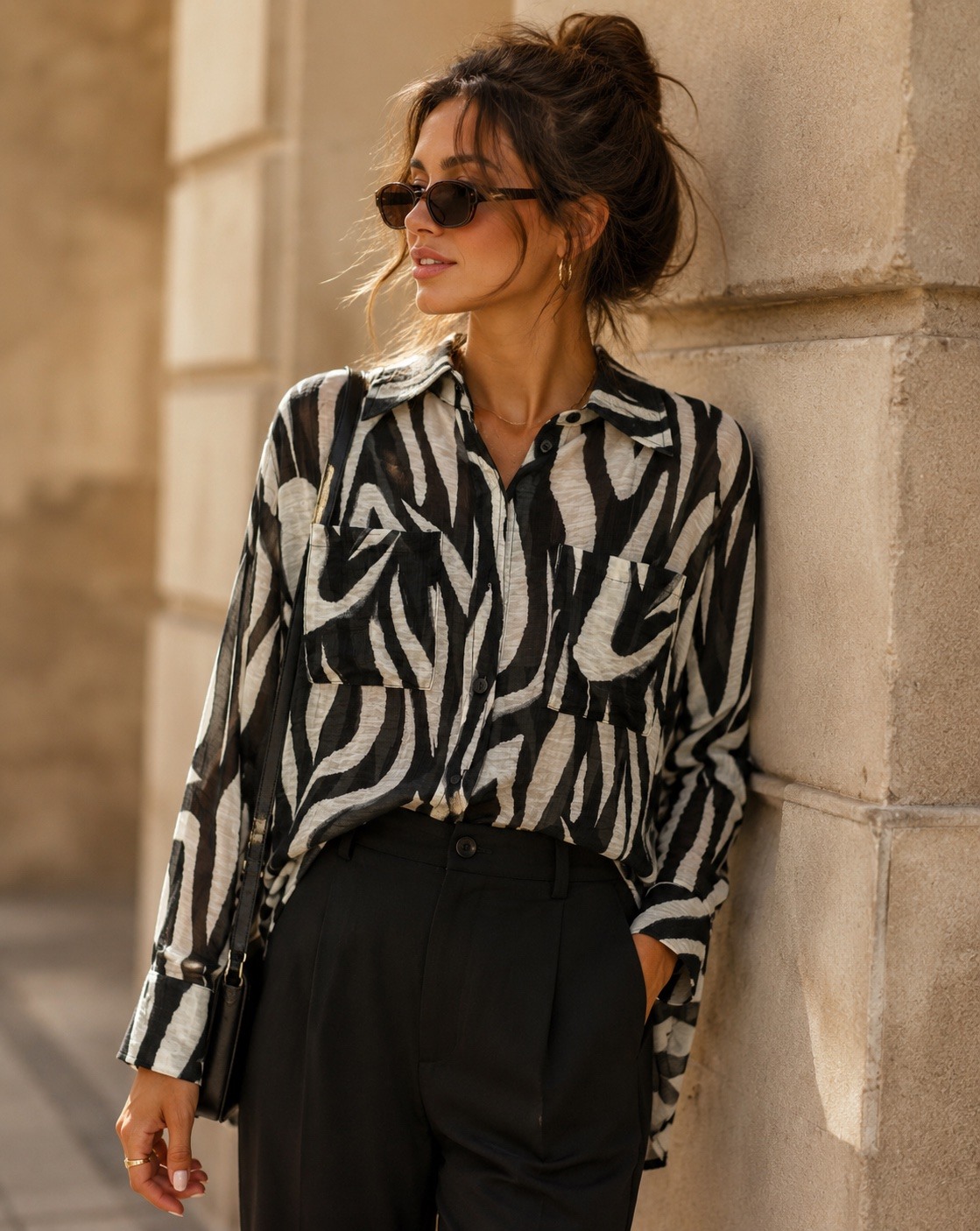 Grossiste Esther.H Paris - Chemise imprimé zebre