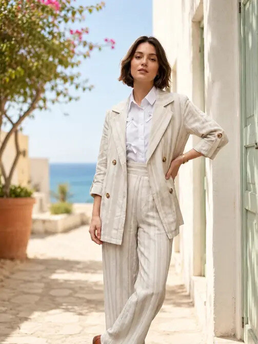Grossiste Esther.H Paris - Ensemble Veste + Pantalon