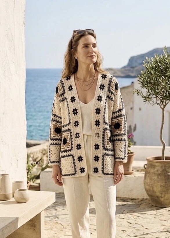 Grossiste Esther.H Paris - Gilet en crochet