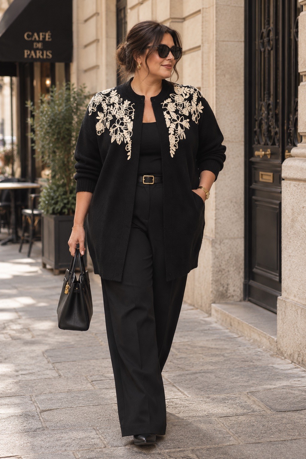 Grossiste Esther.H Paris - Gilet en maille Grande taille