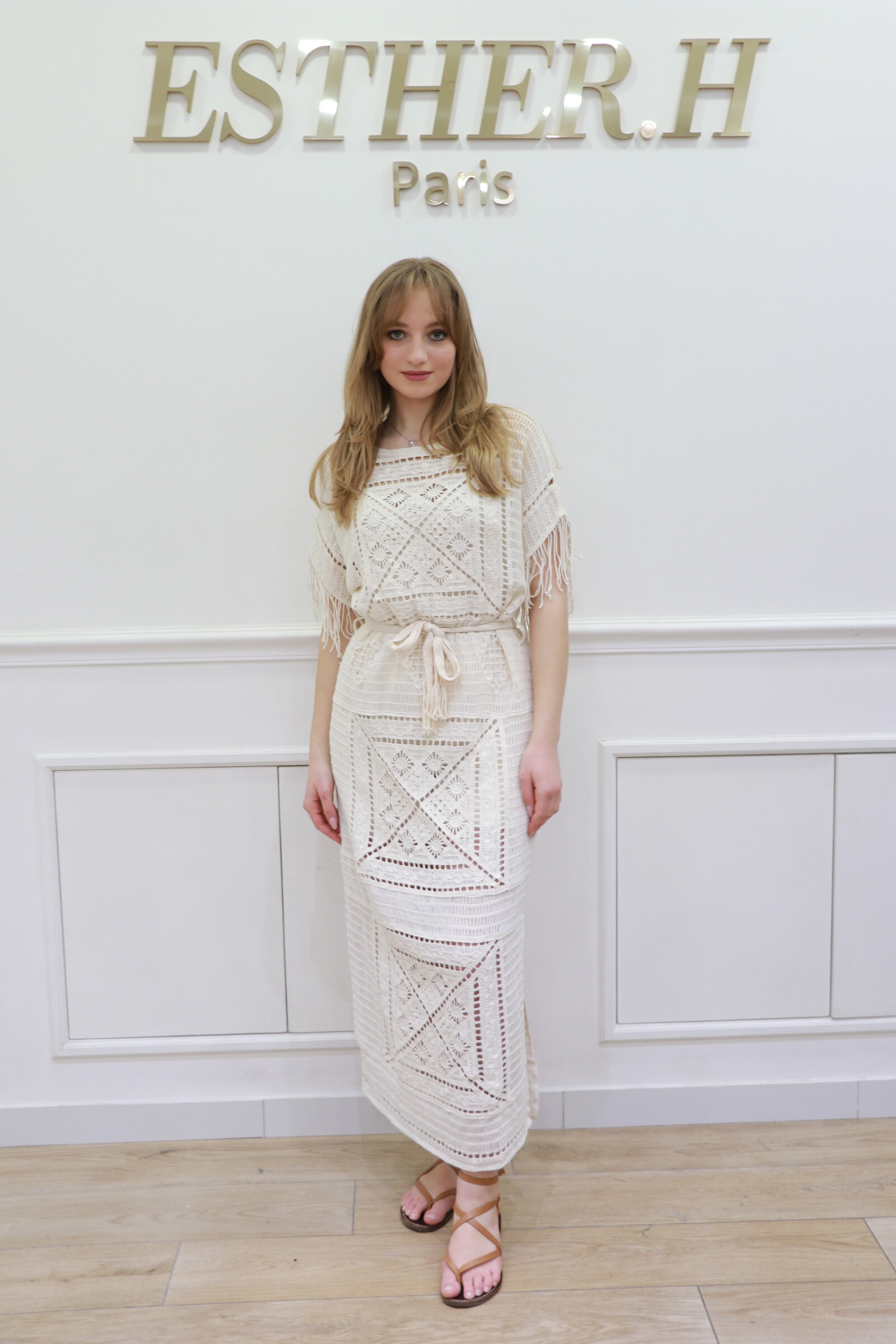 Grossiste Esther.H Paris - Robe en maille bohème