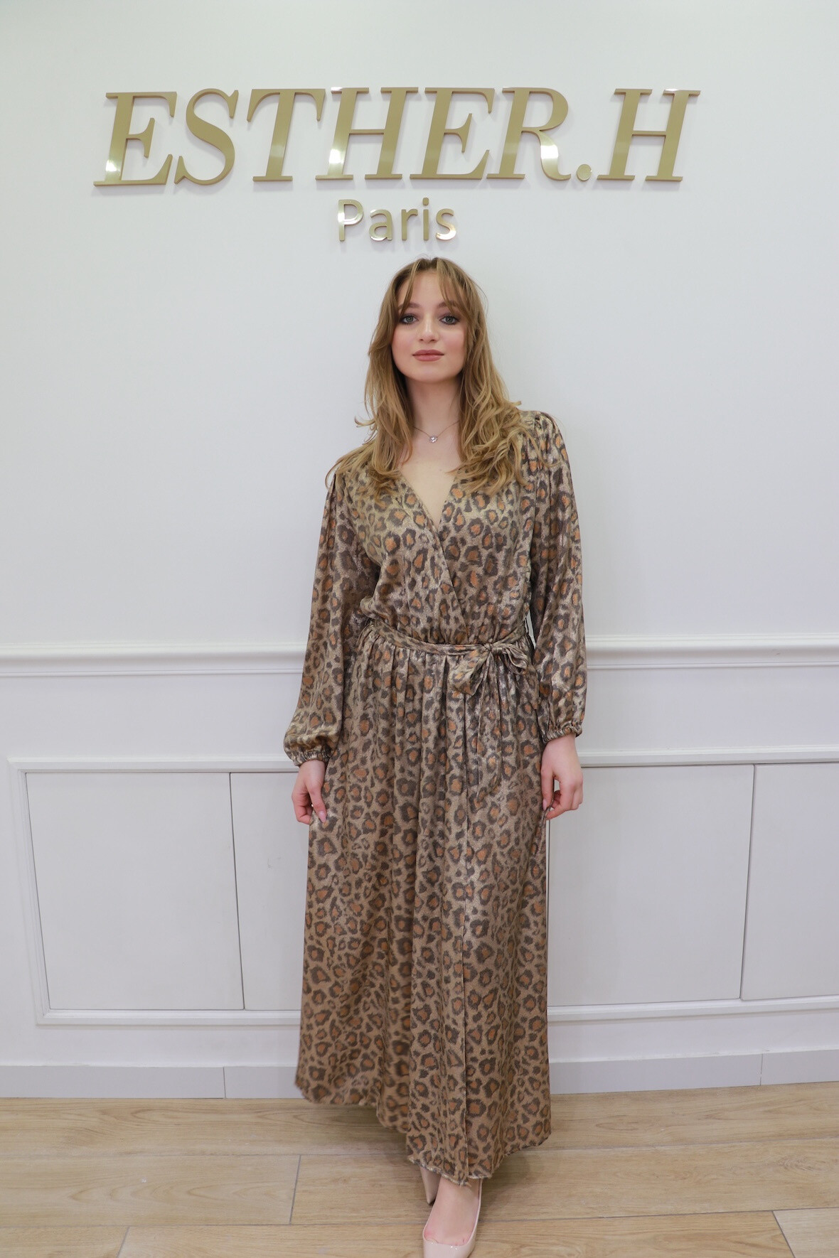 Grossiste Esther.H Paris - Robe imprimé léopard