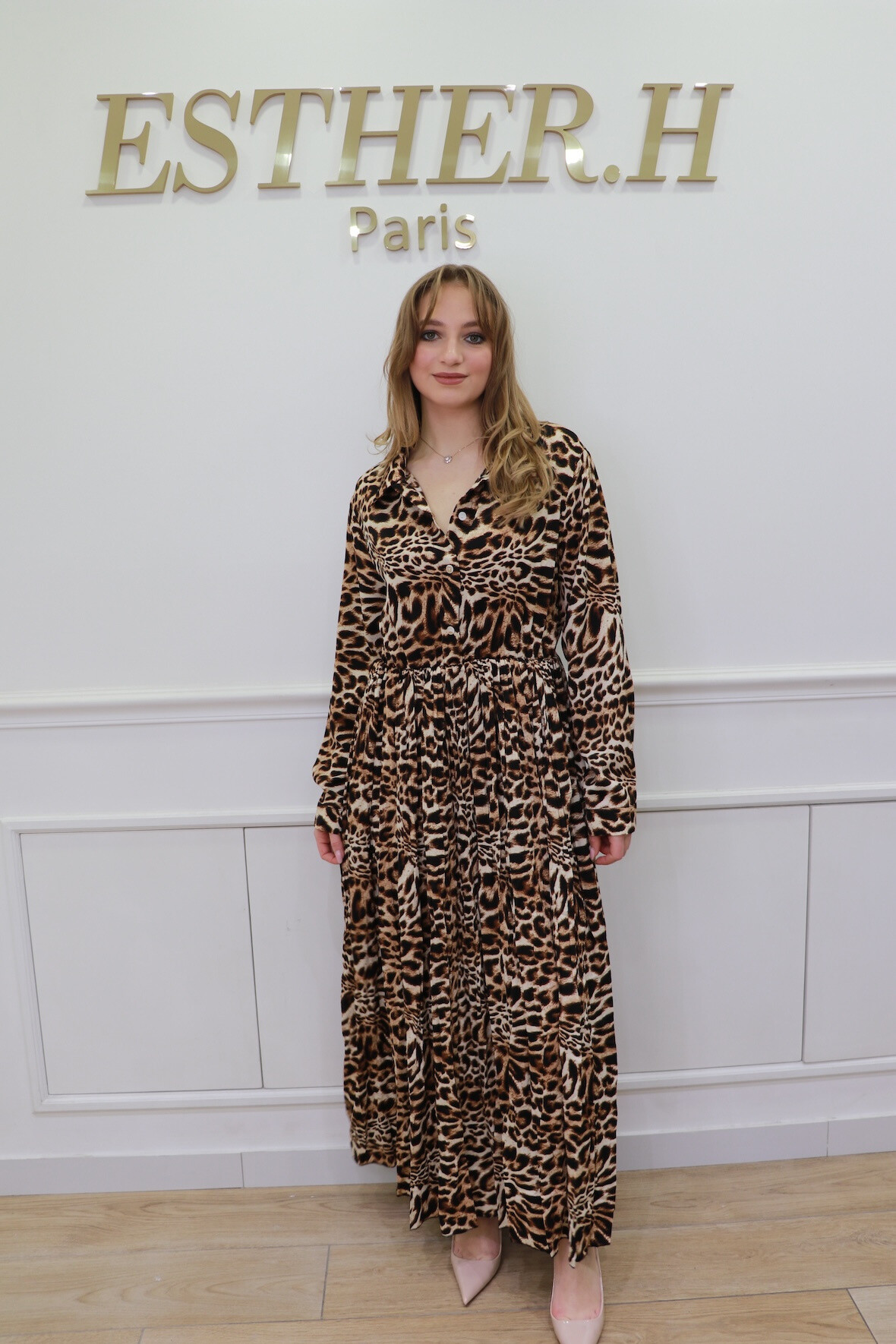 Grossiste Esther.H Paris - Robe imprimé léopard