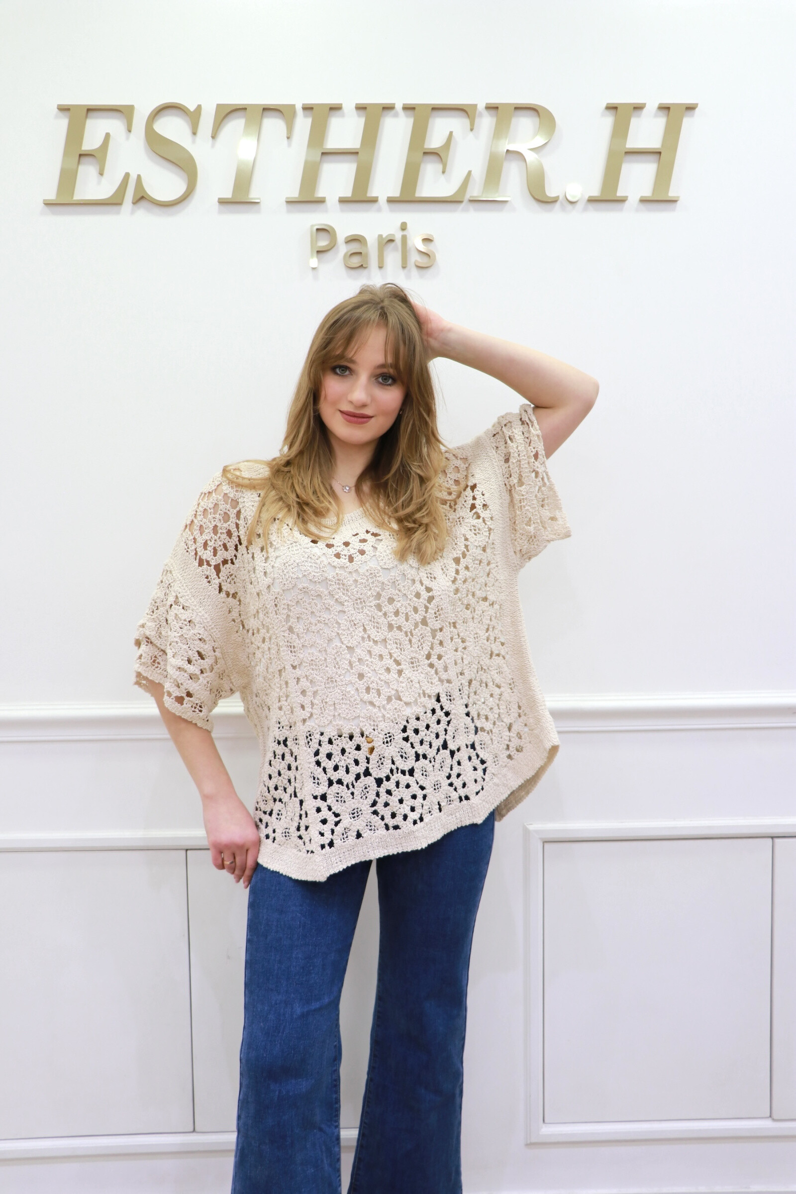Grossiste Esther.H Paris - Top en Crochet