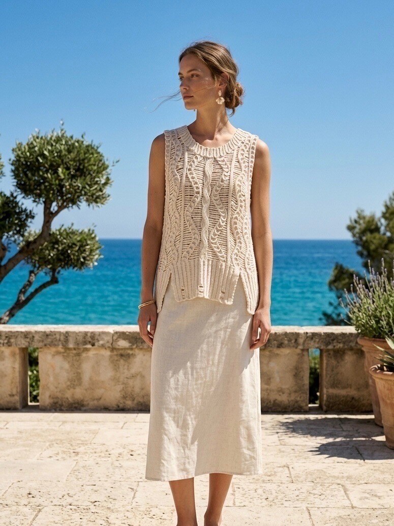 Mayorista Esther.H Paris - Elegante top de crochet