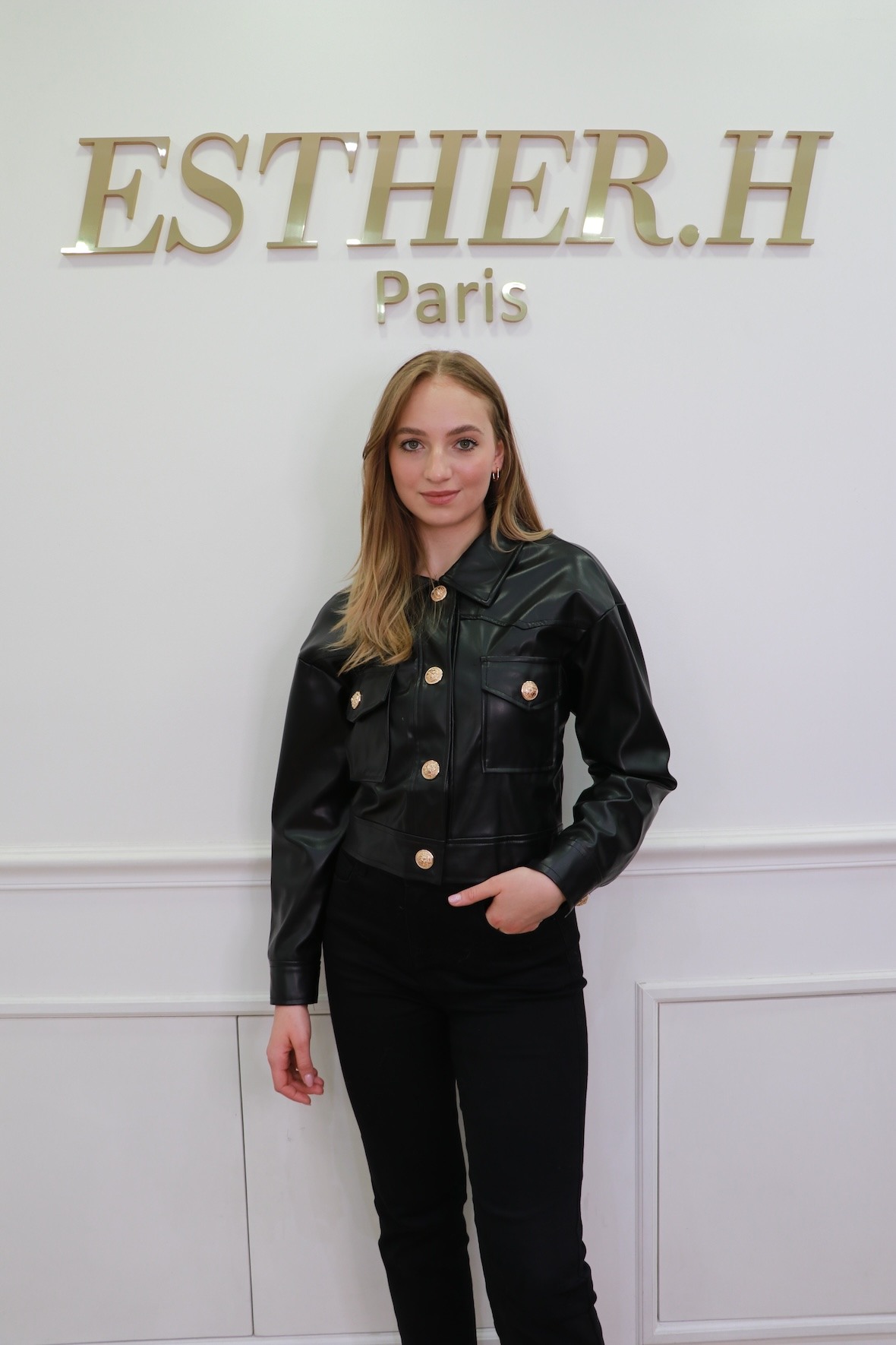 Wholesaler Esther.H Paris - Faux leather jacket