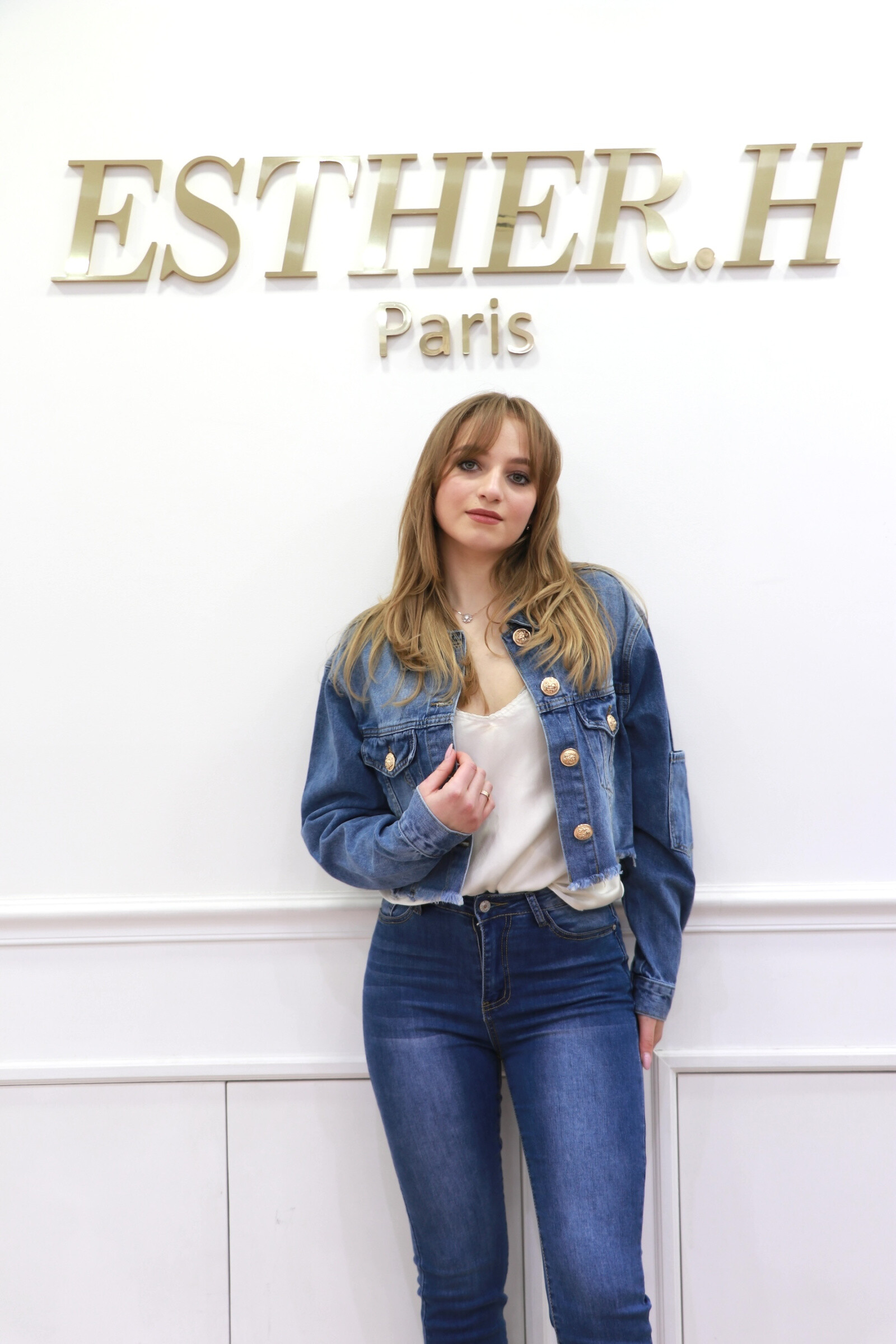 Grossiste Esther.H Paris - Veste en jean courte