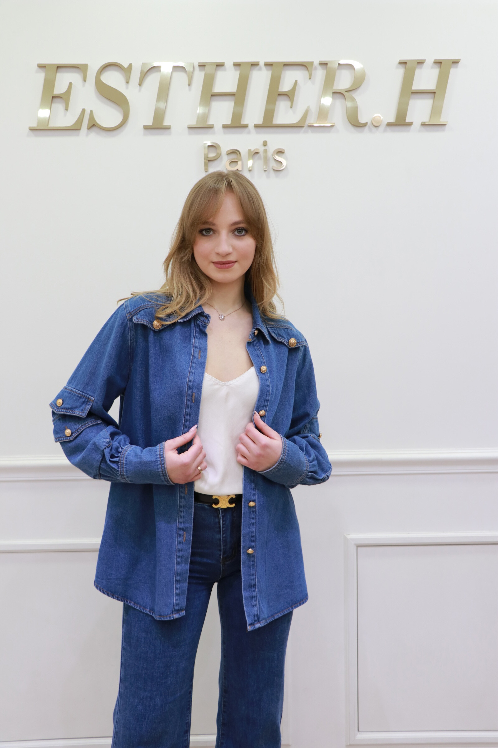 Wholesaler Esther.H Paris - Denim overshirt