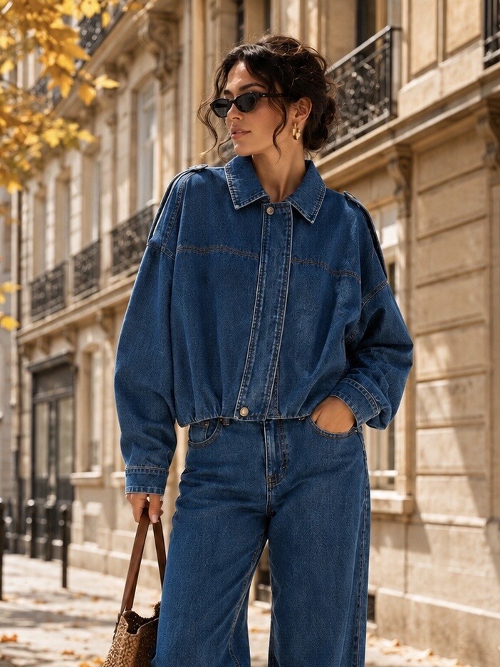 Grossiste Esther.H Paris - Veste en jean tendance