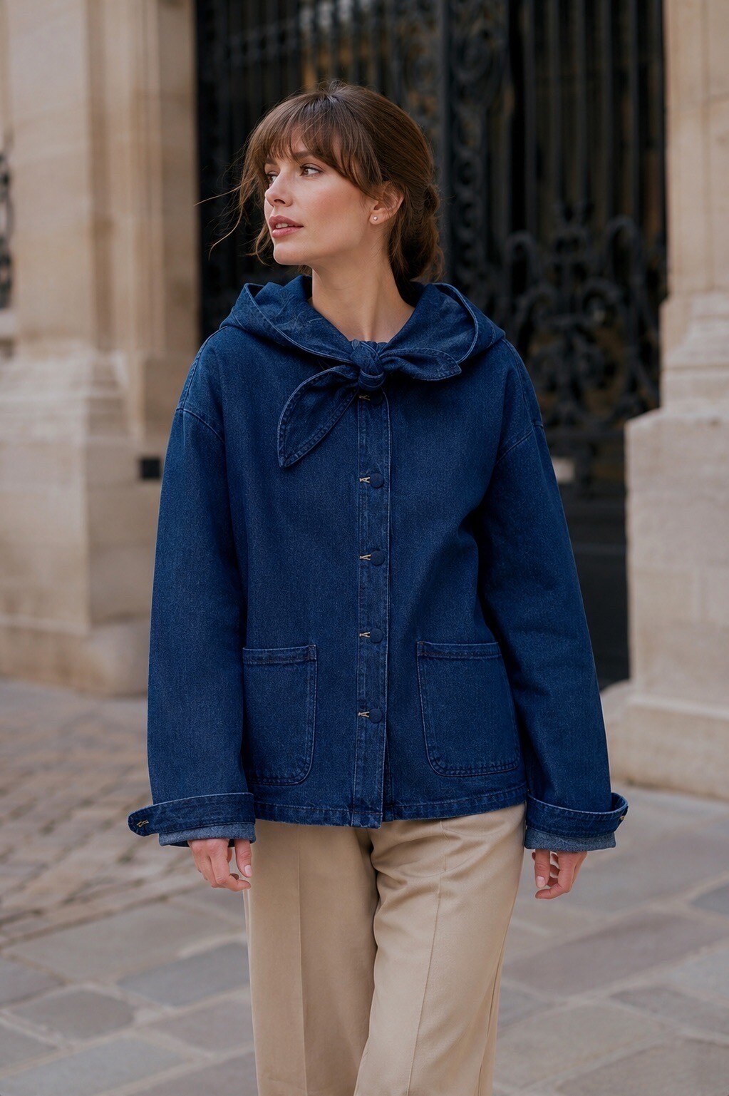 Grossista Esther.H Paris - Giacca di jeans alla moda