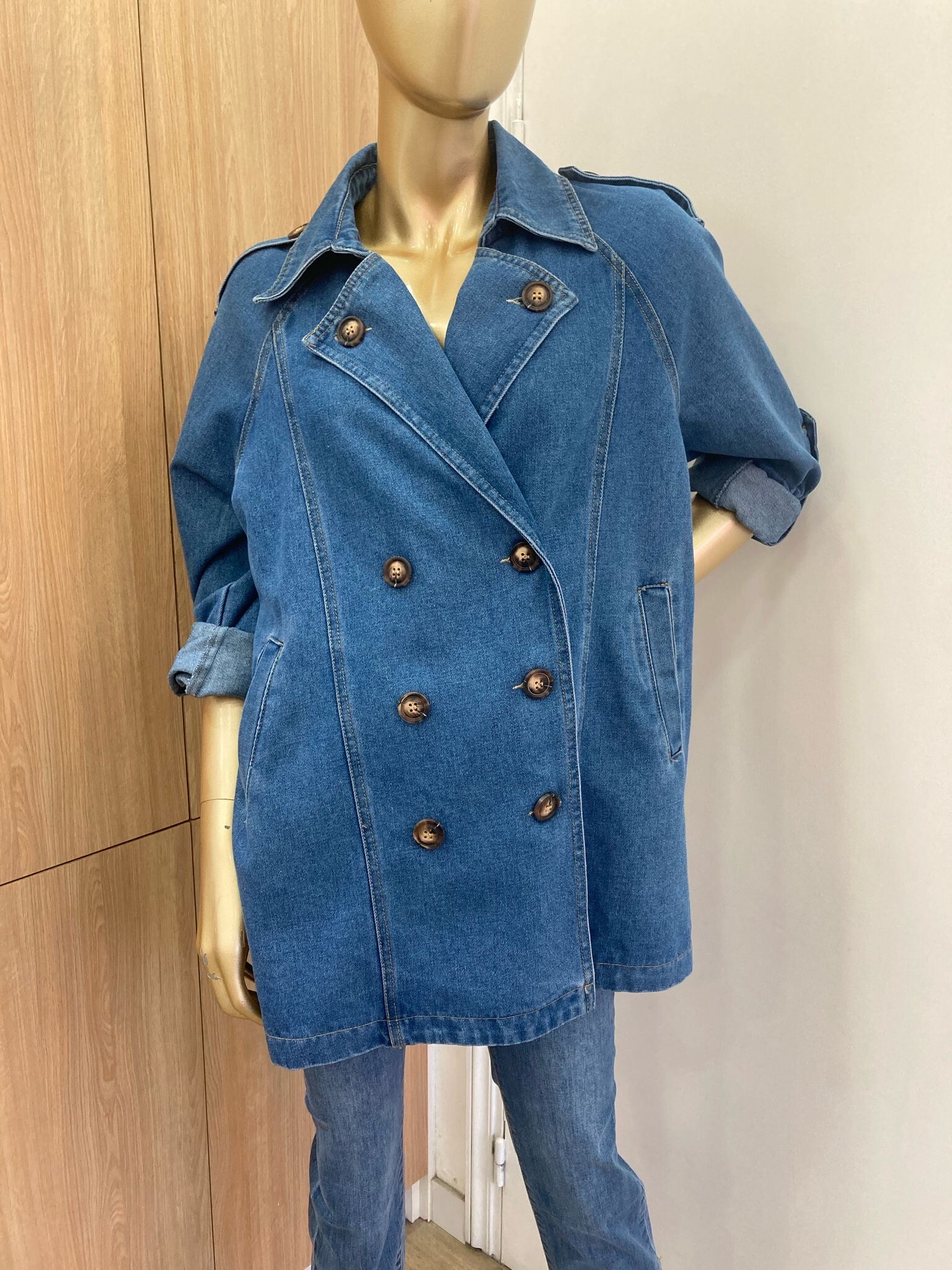 Grossiste Esther.H Paris - Caban en Jean