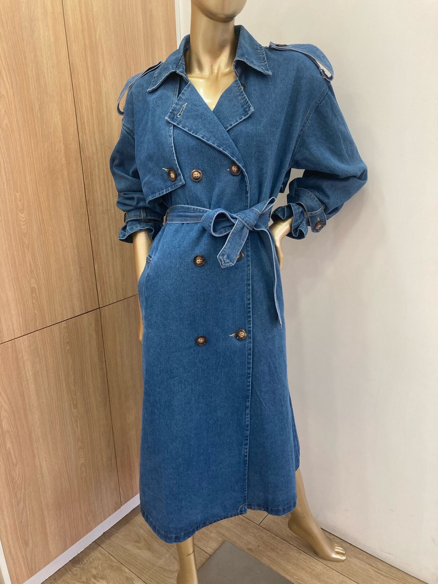 Grossiste Esther.H Paris - Trench en jean long