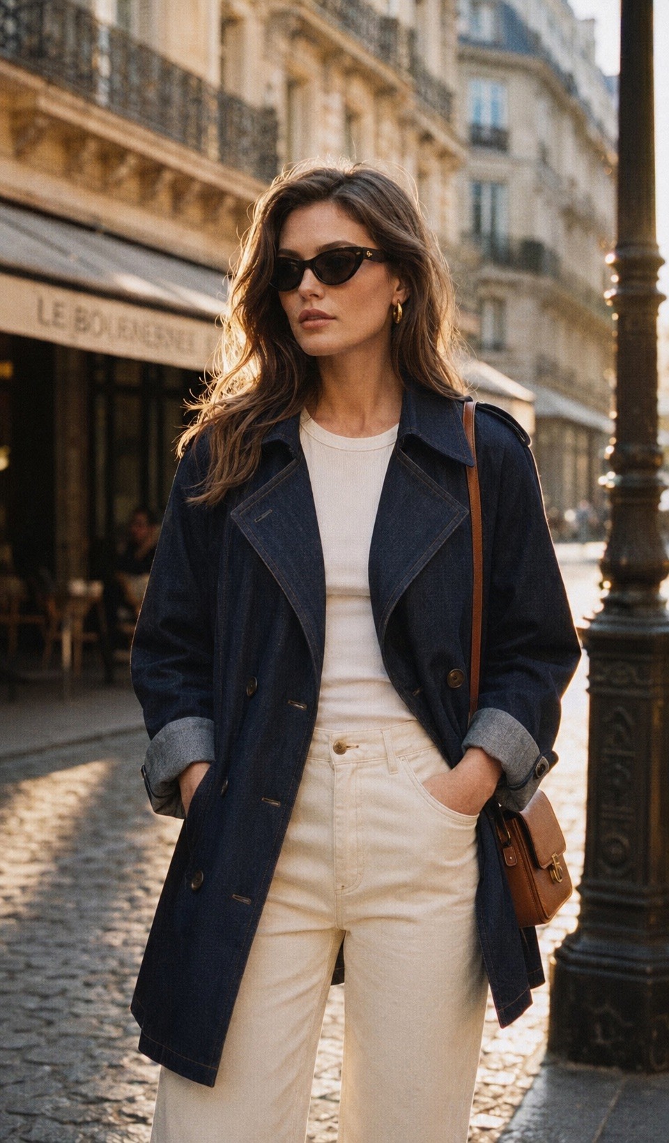Mayorista Esther.H Paris - Chaqueta vaquera de longitud media