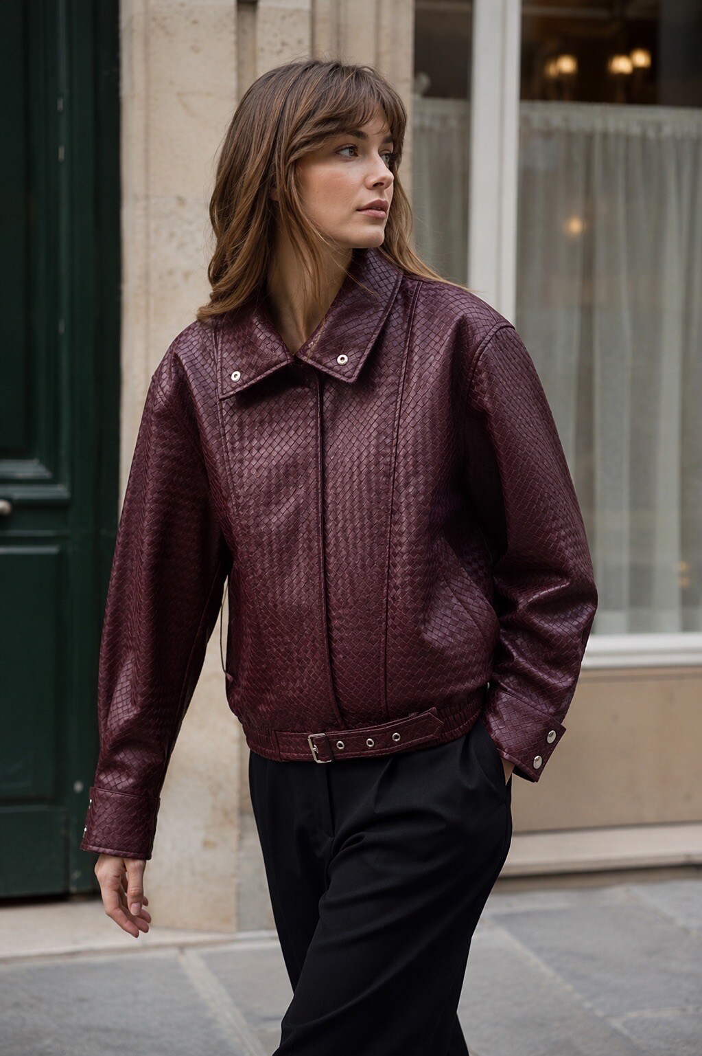 Grossiste Esther.H Paris - Veste en Similicuir