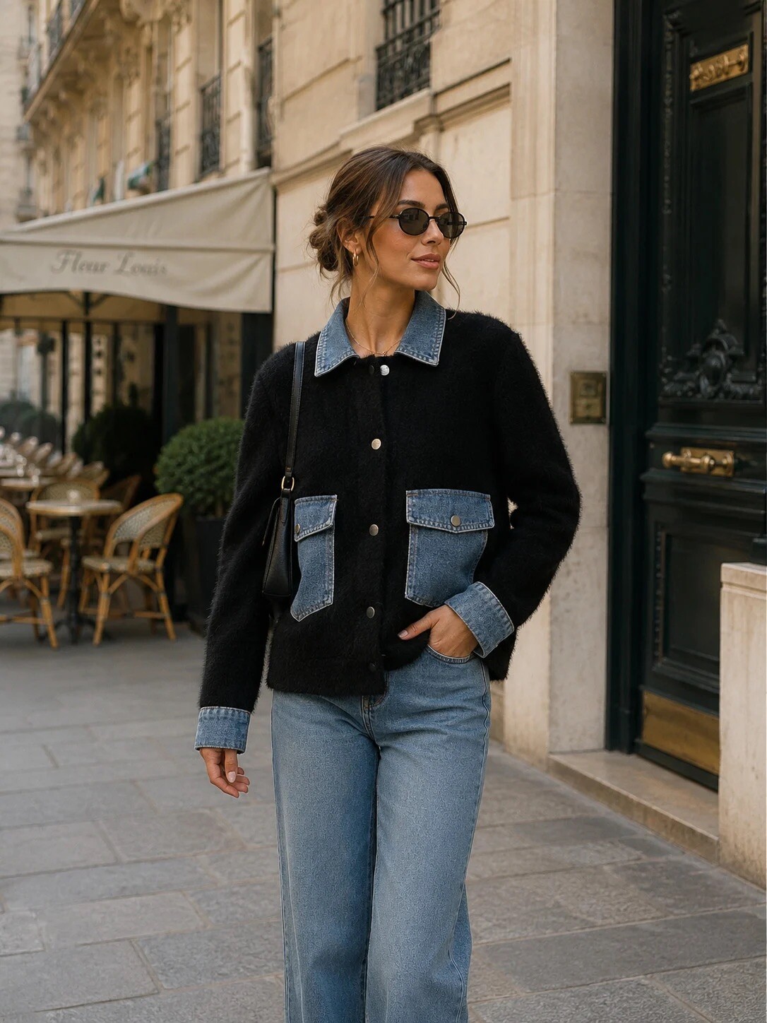 Mayorista Esther.H Paris - Chaleco Bimaterial