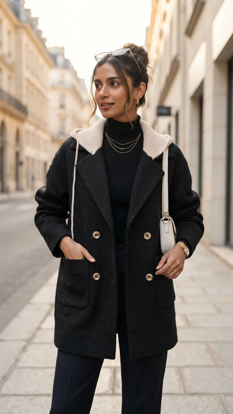 Grossiste Esther.H Paris - Veste 2-en-1 Effet Superposé