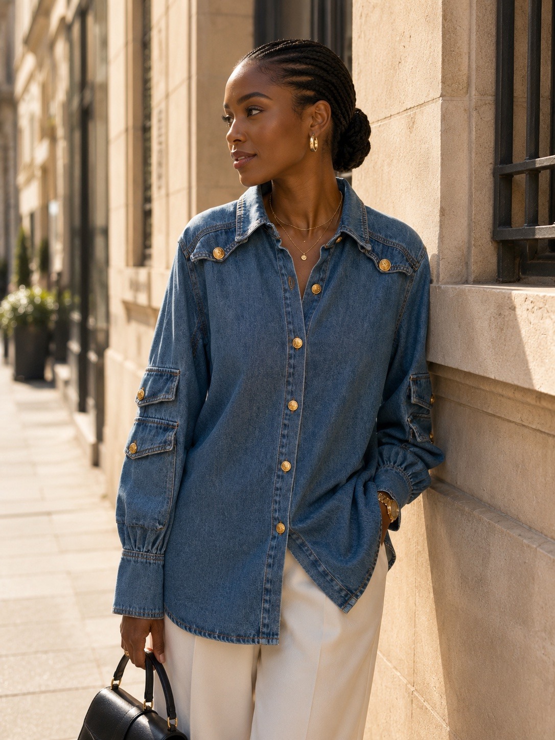 Großhändler Esther.H Paris - Leichte Jeansjacke