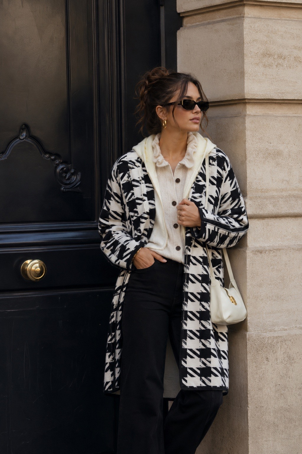 Grossiste Esther.H Paris - Veste pied de poule