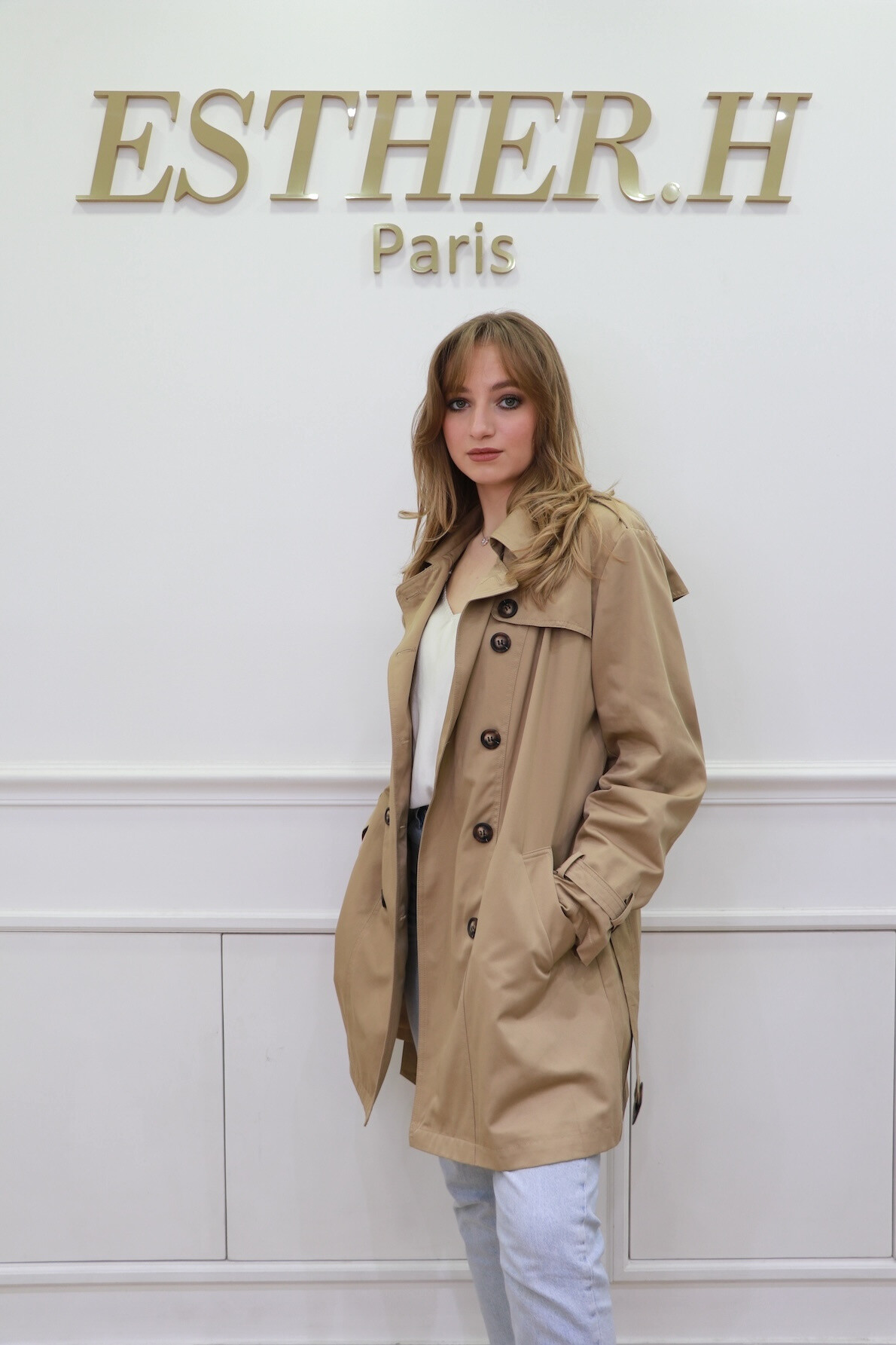Großhändler Esther.H Paris - Mittellanger Trenchcoat