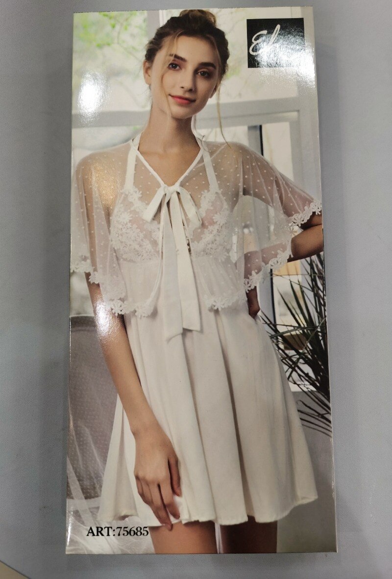 Wholesaler ESTHER QUEEN - Set Babydoll+string+vest