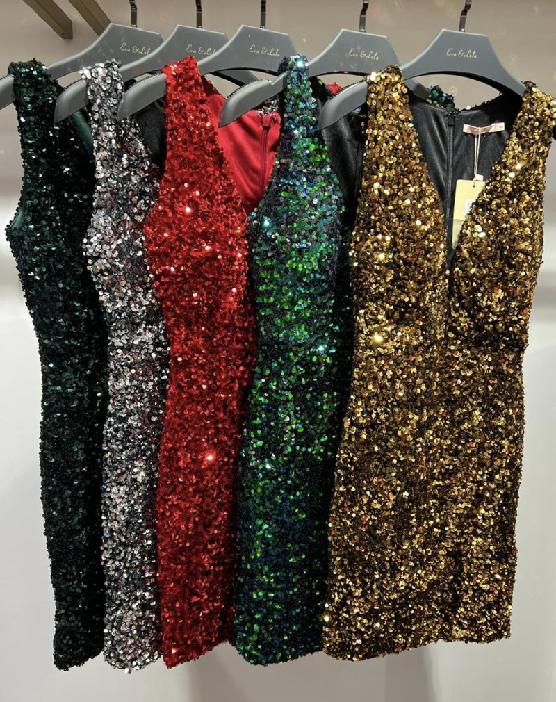 Wholesaler Eva & Lola - Short sequin dress
