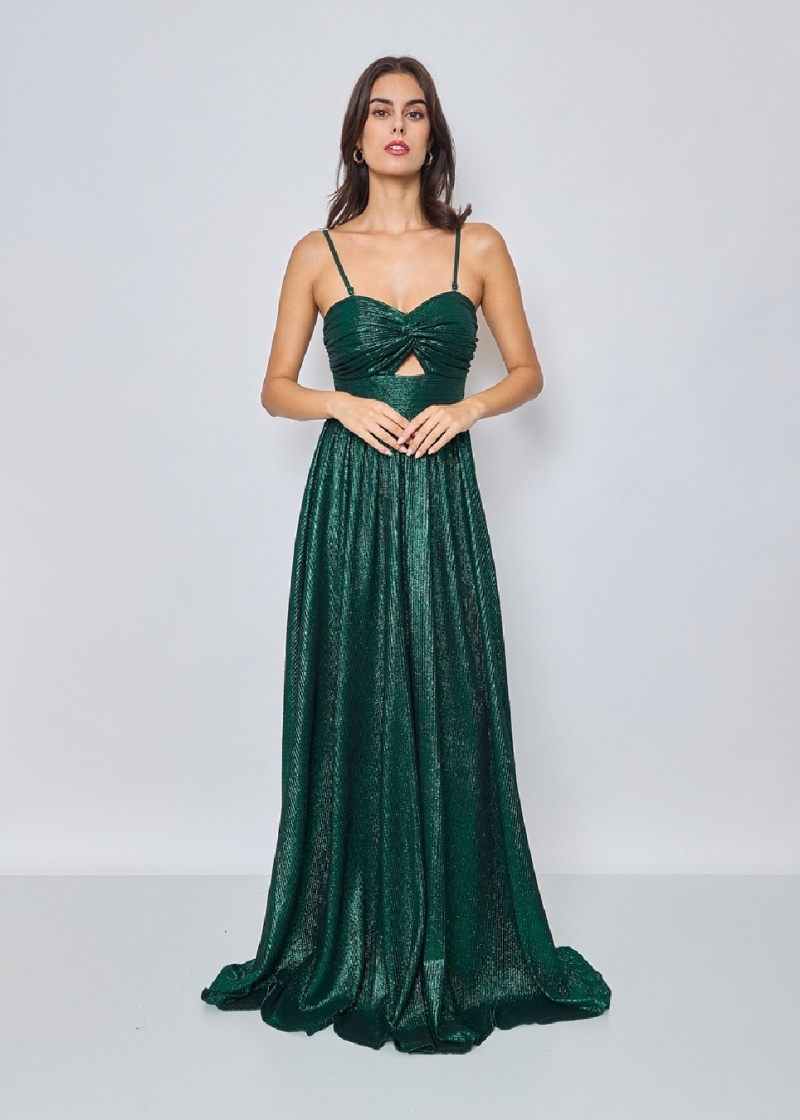 Großhändler Eva & Lola - Glänzendes langes Kleid