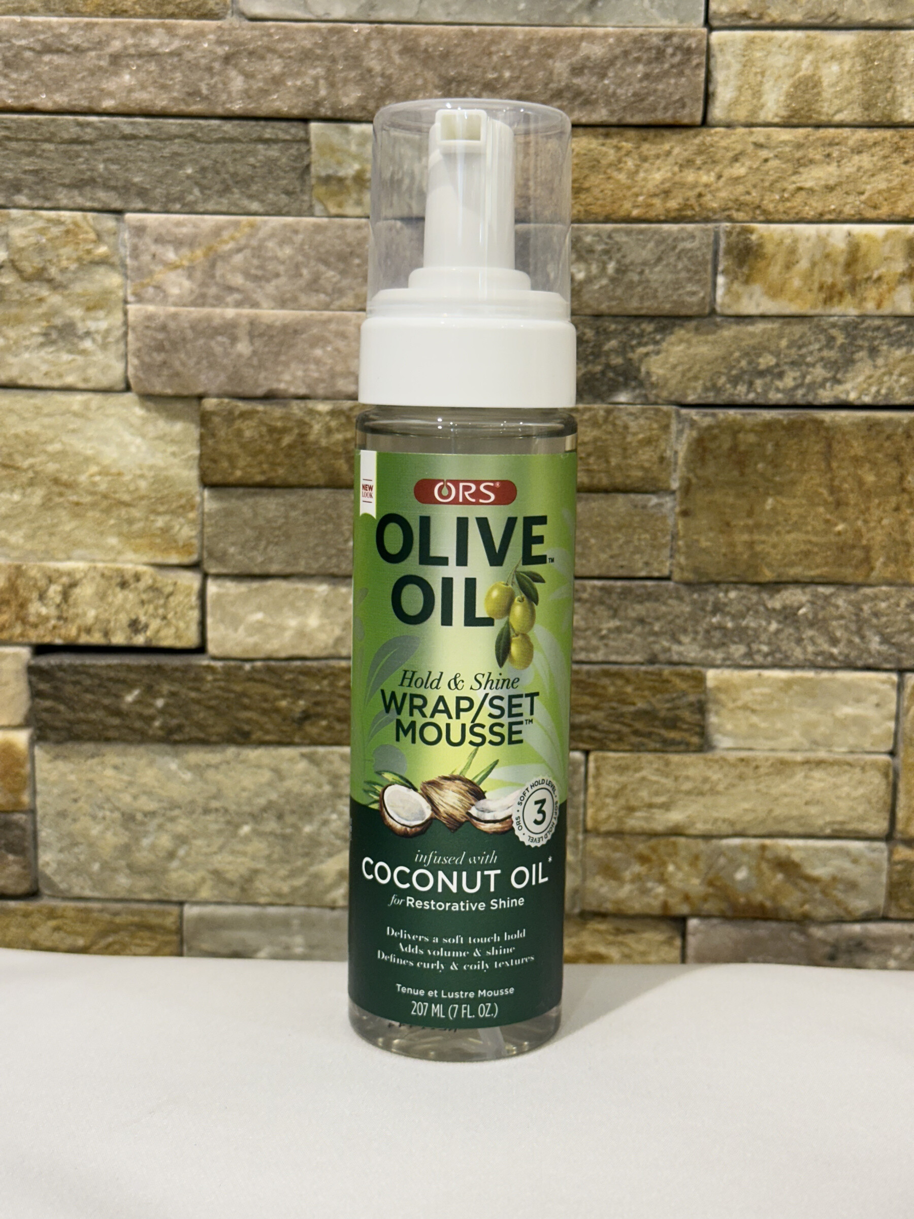 Wholesaler Exo Store - ORS OLIVE OIL wrap set mousse 207ml