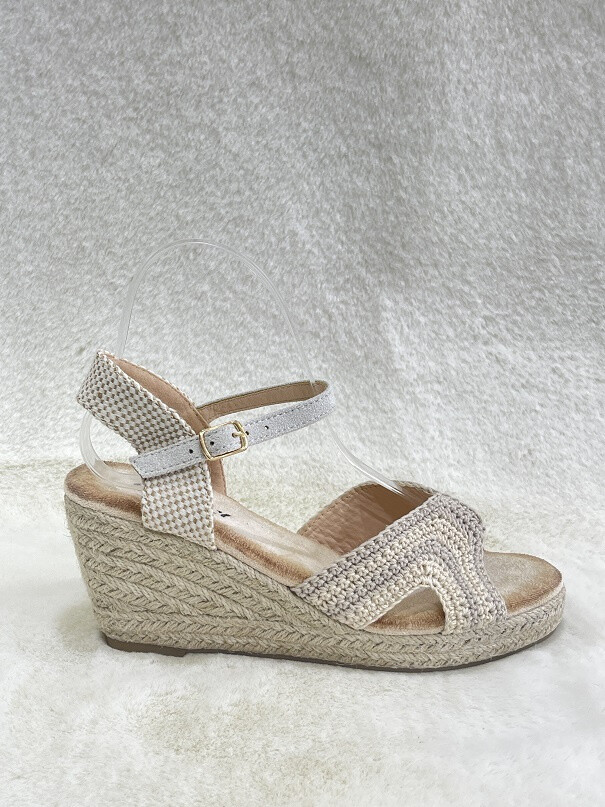 Grossiste Exquily - Sandales espadrilles compensées