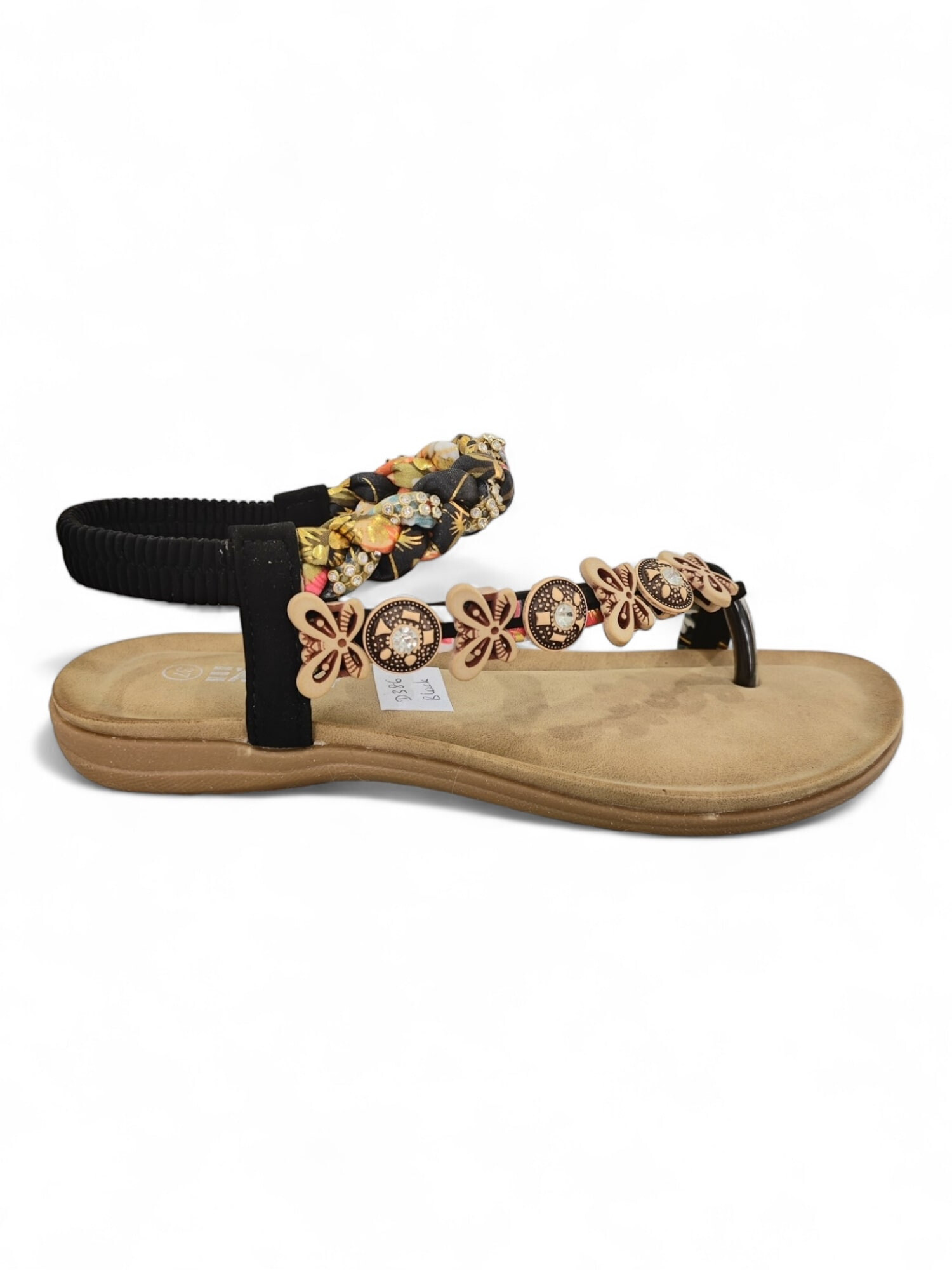 Wholesaler Exquily - Comfort toe-toe flower sandals