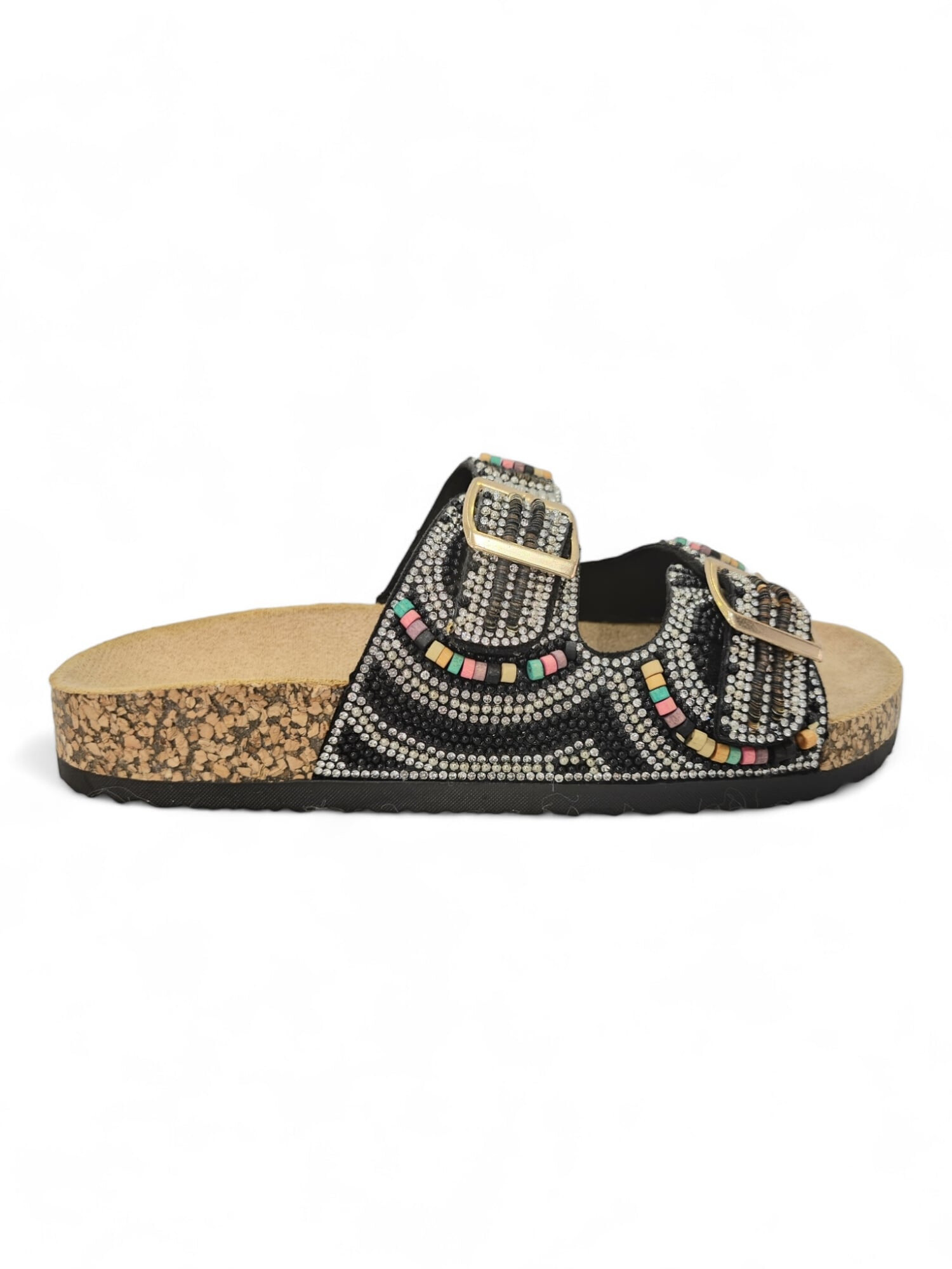 Wholesaler Exquily - Sandals with costume jewelry