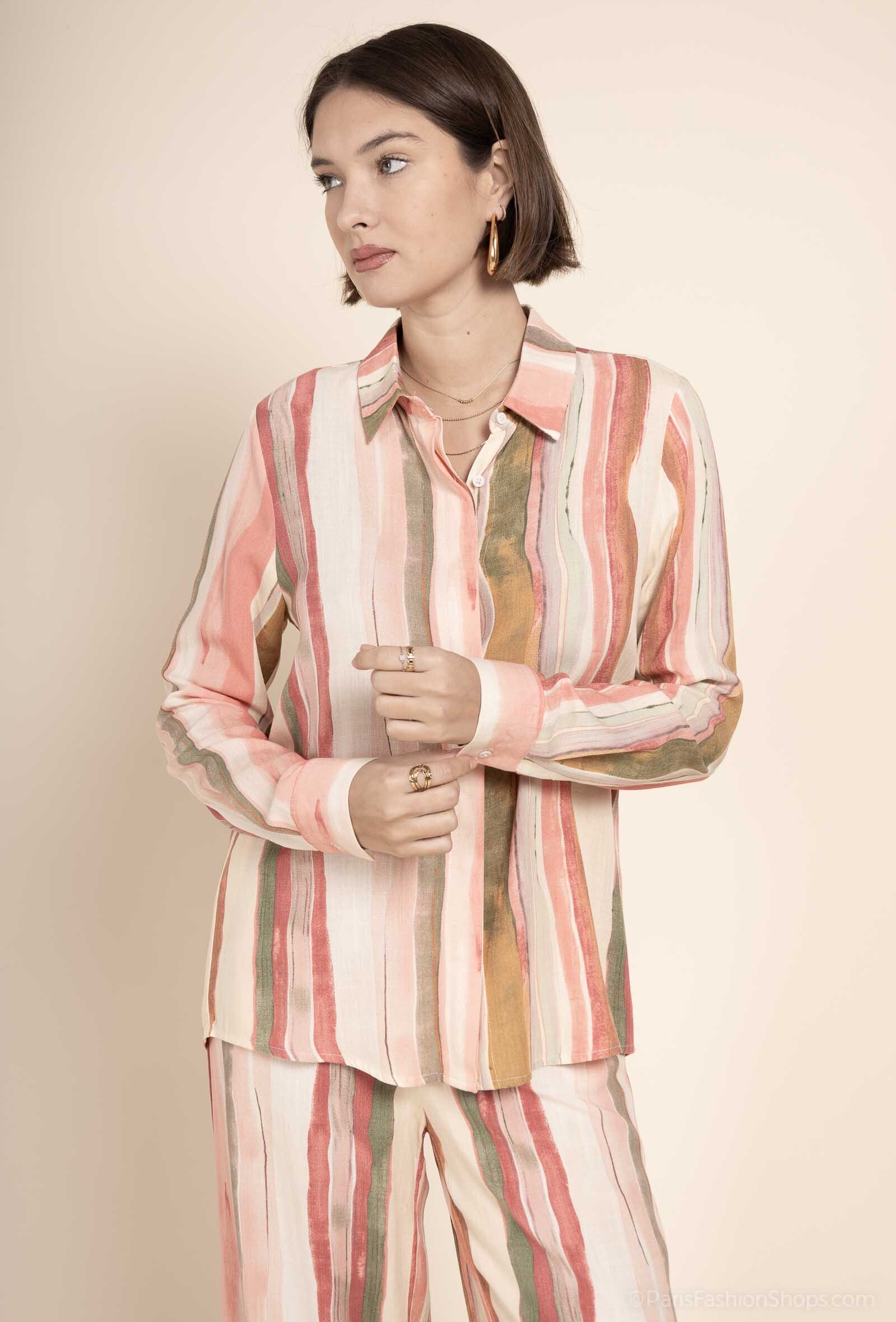 Mayorista Exquiss's - Blusa a rayas elegante