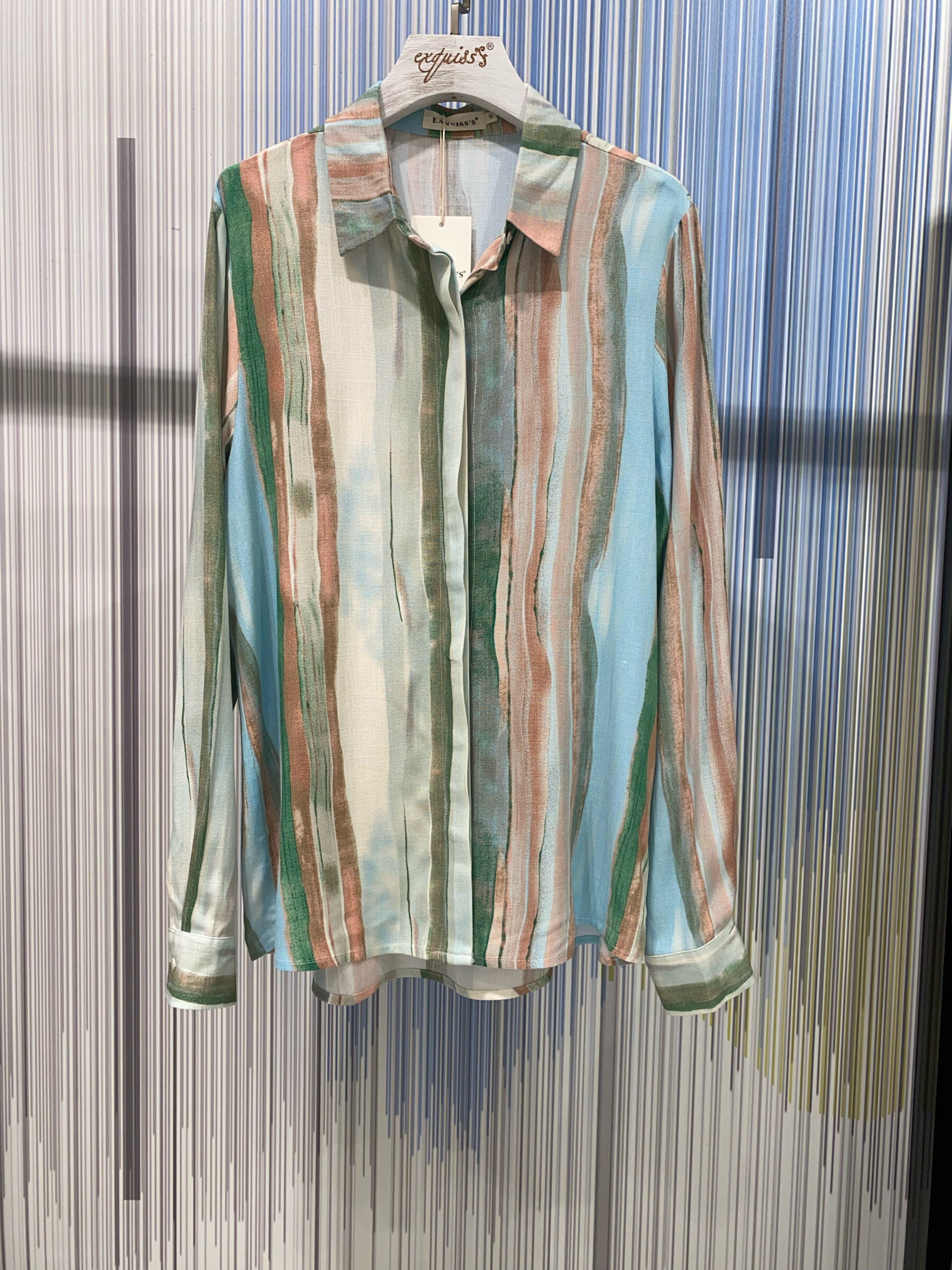 Mayorista Exquiss's - Blusa a rayas elegante