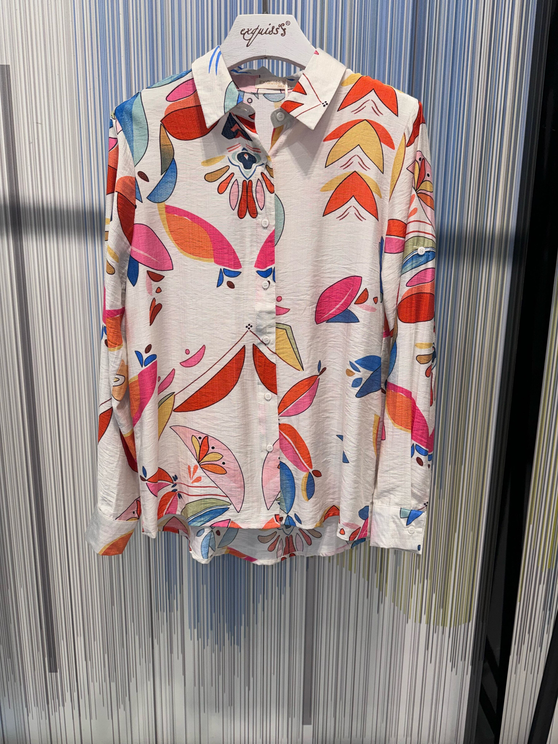 Wholesaler Exquiss's - Elegant printed shirt