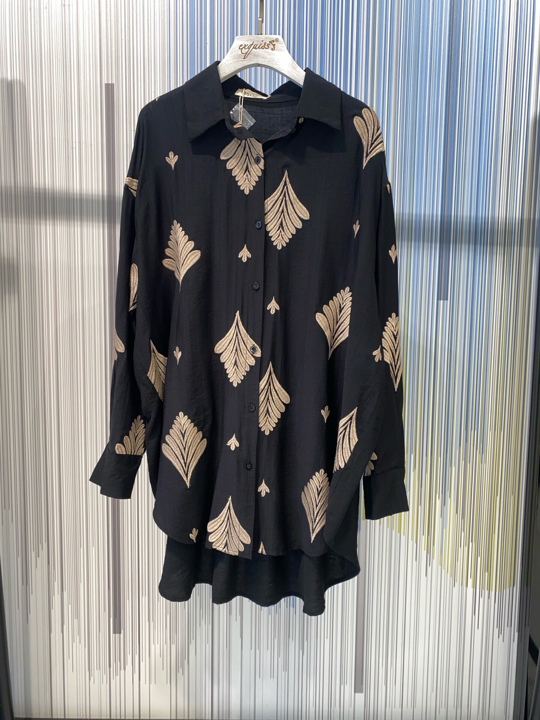 Wholesaler Exquiss's - Elegant printed shirt