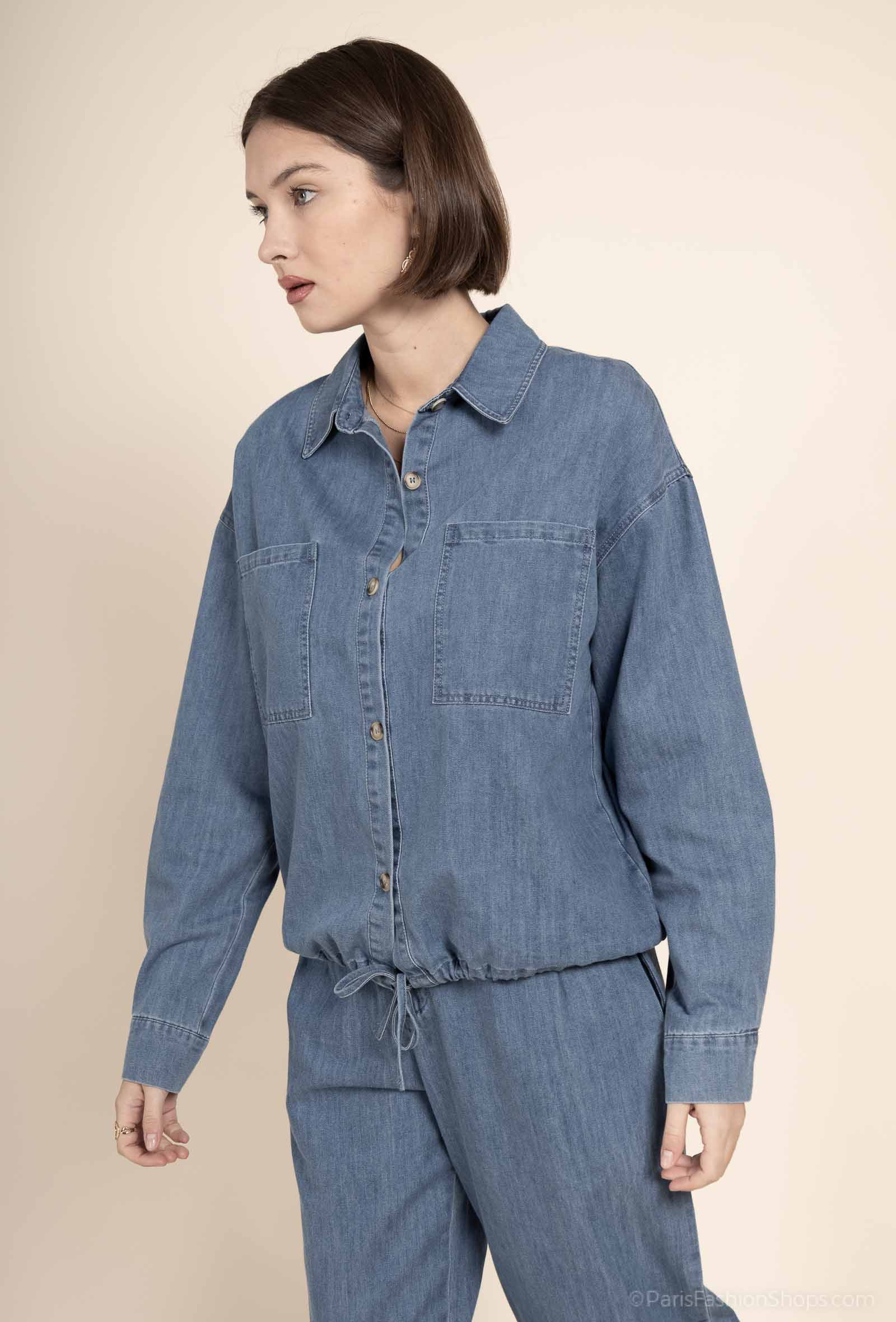 Grossiste Exquiss's - Chemise Denim Style