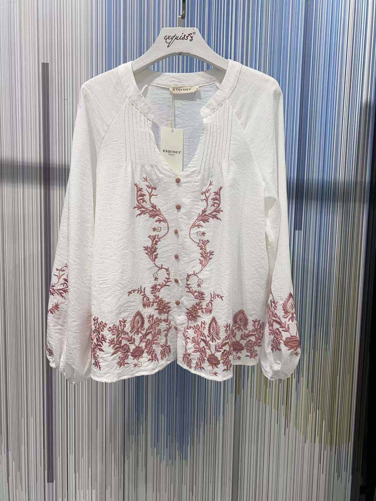 Mayorista Exquiss's - Blusa con Borde de Flores