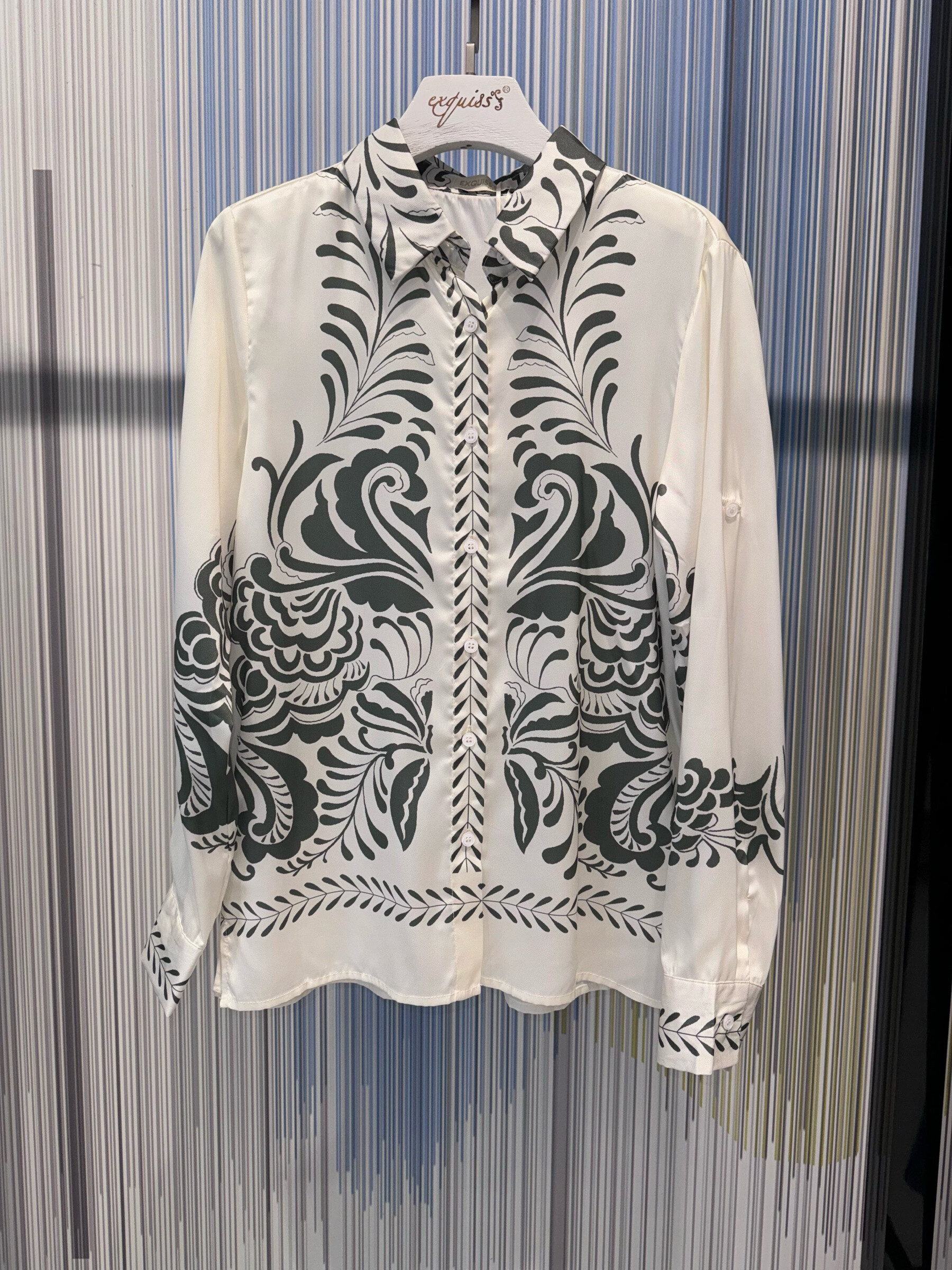 Wholesaler Exquiss's - Elegant printed shirt