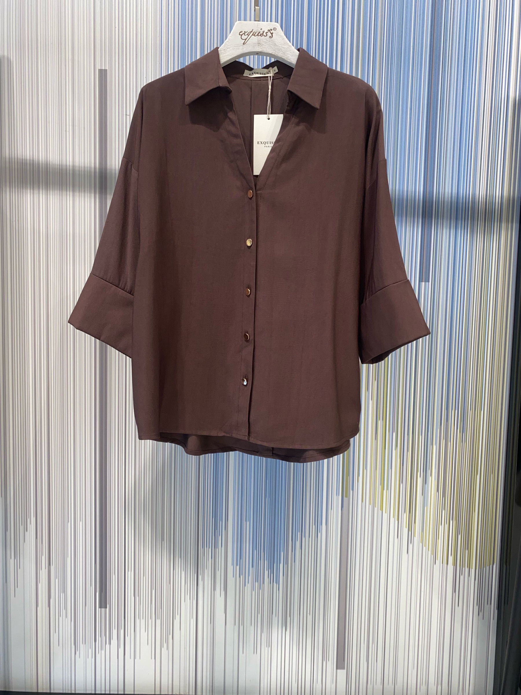 Wholesaler Exquiss's - 3/4 Sleeve Blouse