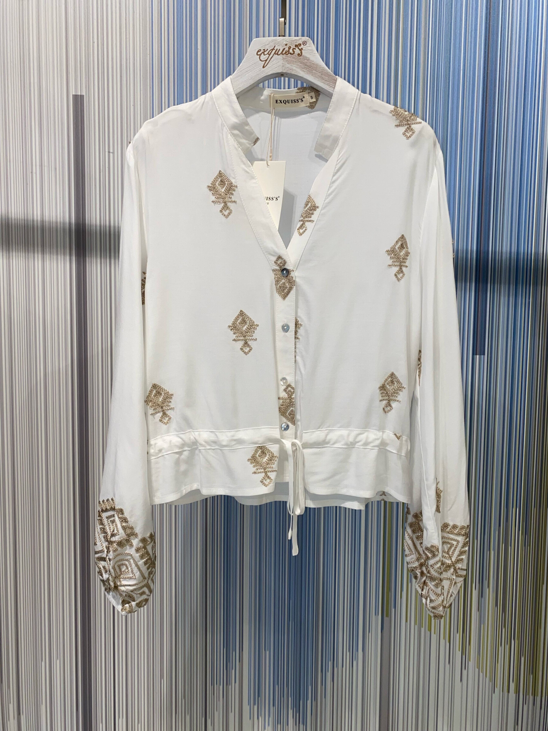 Wholesaler Exquiss's - Chic blouse with embroidery