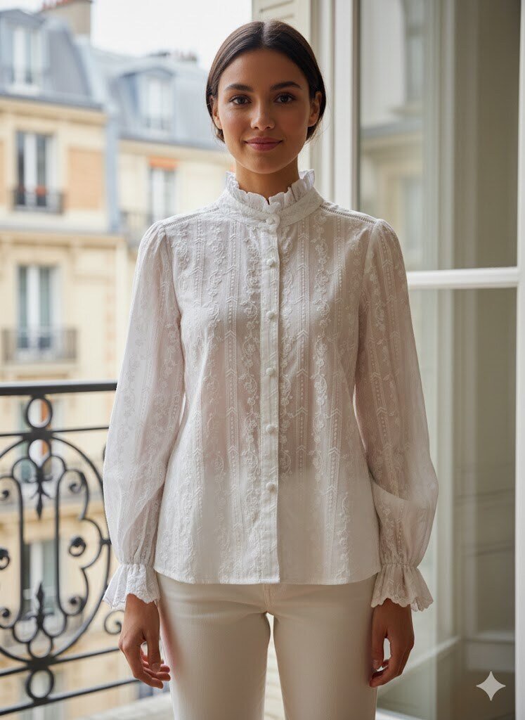 Wholesaler Exquiss's - High-neck blouse