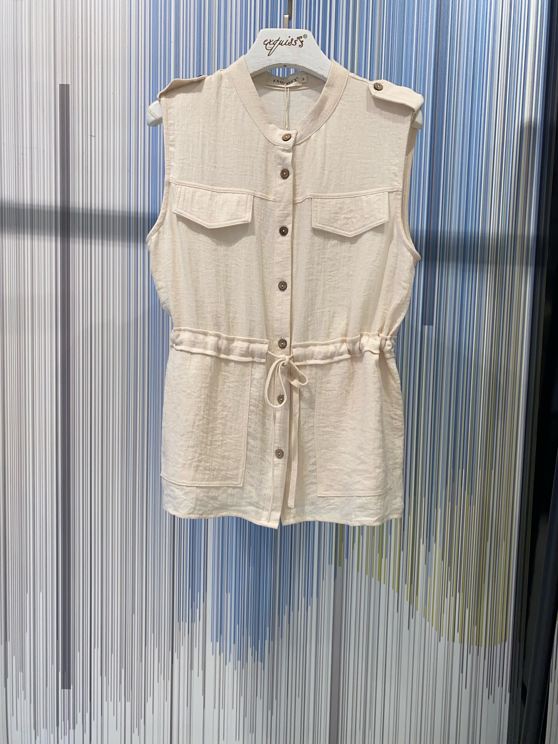 Wholesaler Exquiss's - Cooked sleeveless shirt
