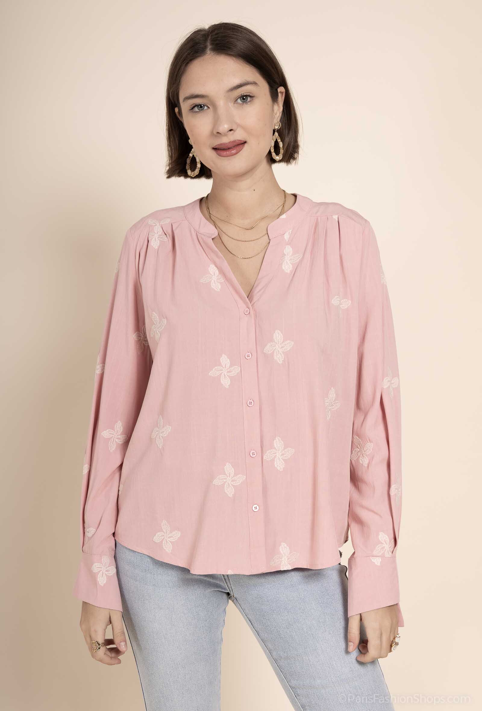 Grossiste Exquiss's - Chemisier à motifs floral - Exquiss's